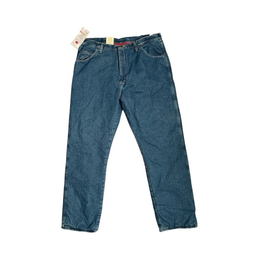 Wrangler Rugged Wear Jeans Mens 40x32 Blue Thermal Lined‎ 3M Thinsulate 33213SW